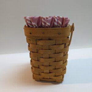 Vintage Small Longaberger American Cancer Society Basket 1998